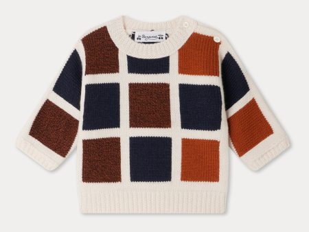 Baby Boys & Girls Multicolor Wool Sweater For Cheap