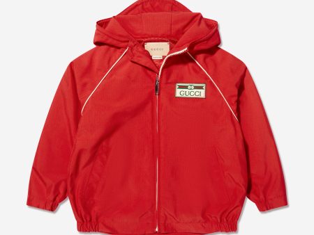 Kids Zip Up Jacket in Red Sale